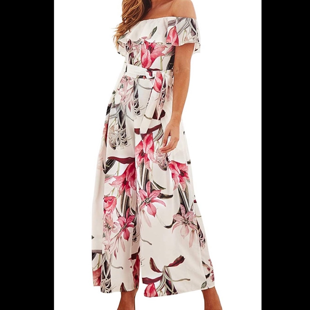 Floral Print Jumpsuit